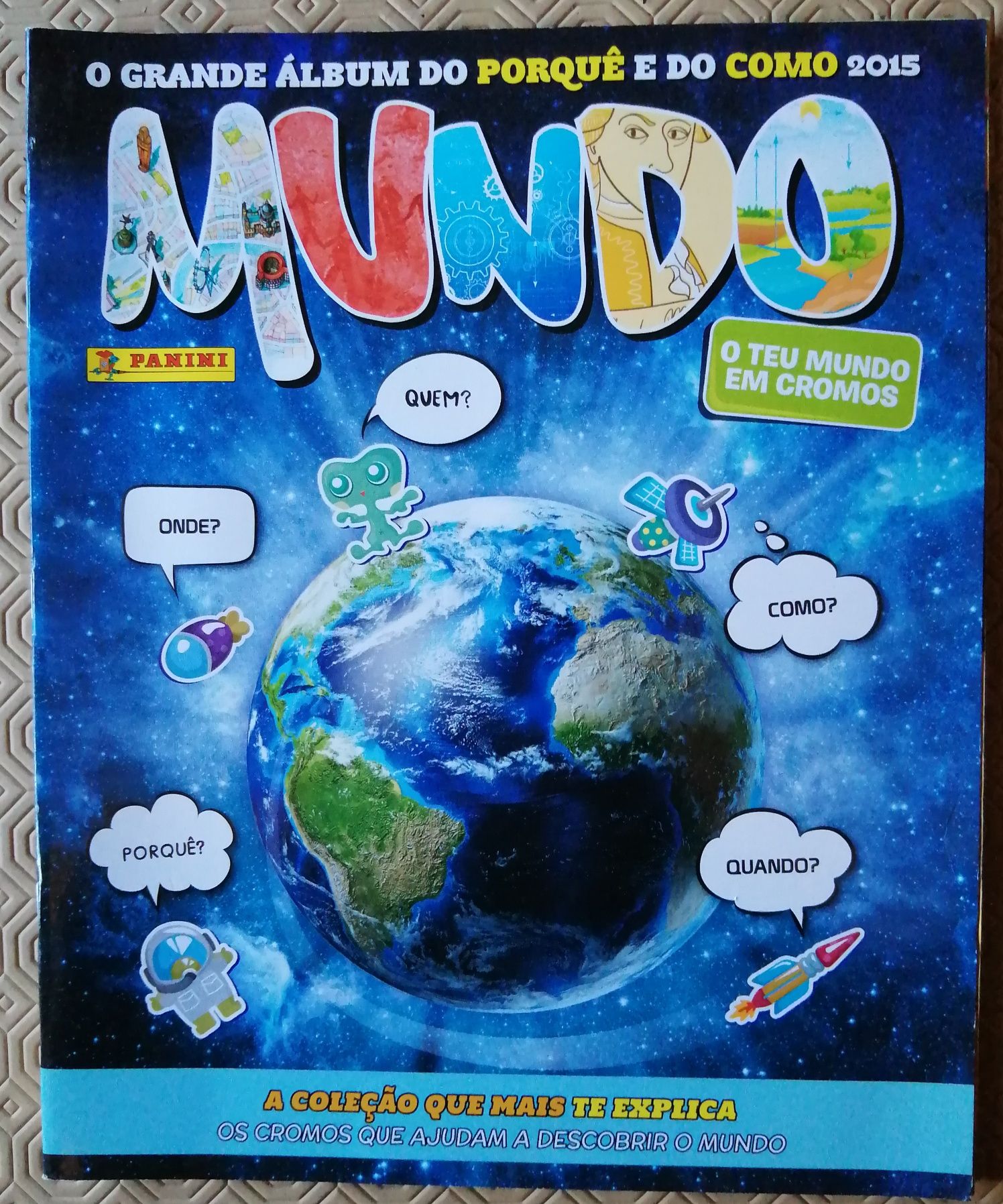 Caderneta de cromos MUNDO - O teu mundo em cromos