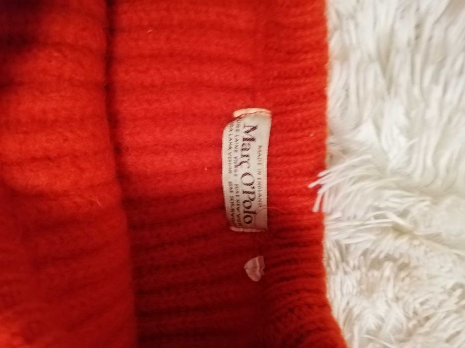 wełniany sweter Marc O'Polo 100%wełna dziewicza sweter wełna S M 38