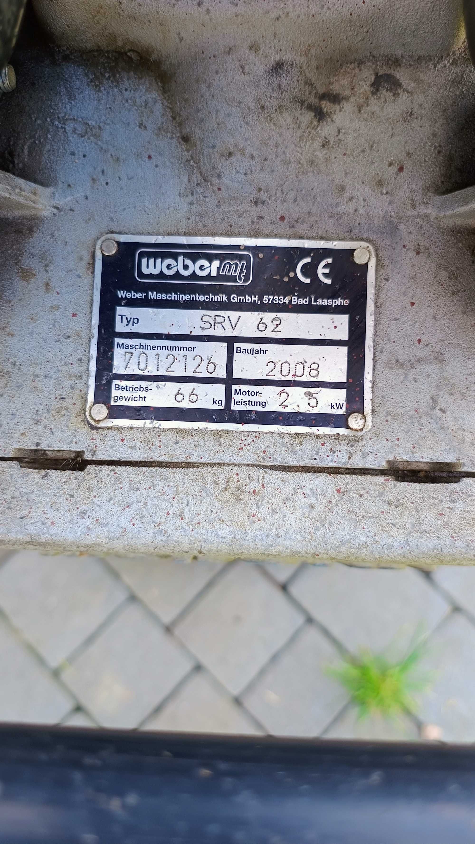 Ubijak stopowy - stopa do zagęszczania Weber SRV62