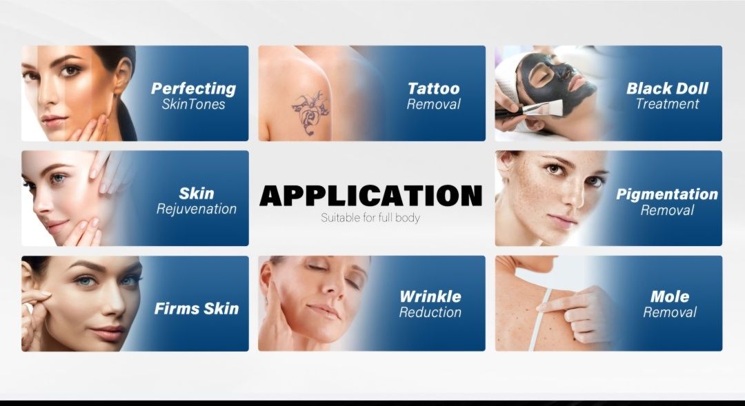 Laser ND-YAG Picosegundo Remoção de tatuagens/ Despigmentação + Curso