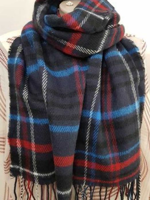 Шарф Mark & Spencer із суміші вовни в клітку to