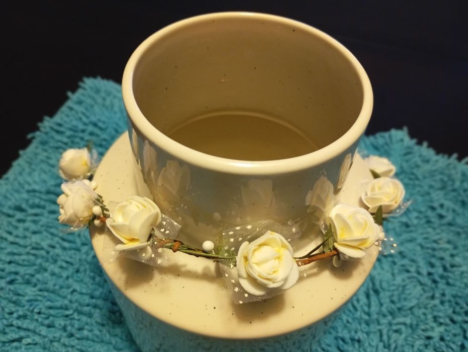 Coroa de flores  para cabelo