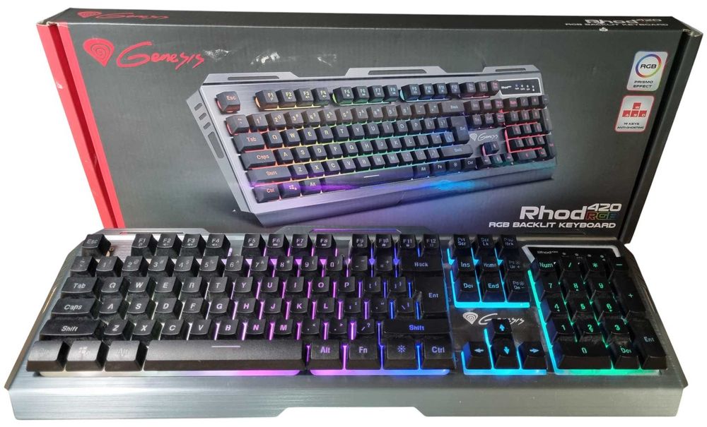 Klawiatura Genesis Rhod 420 RGB Pudełko