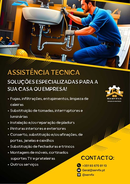Assistência Técnica para Casas e Empresas | Reparações e Montagens