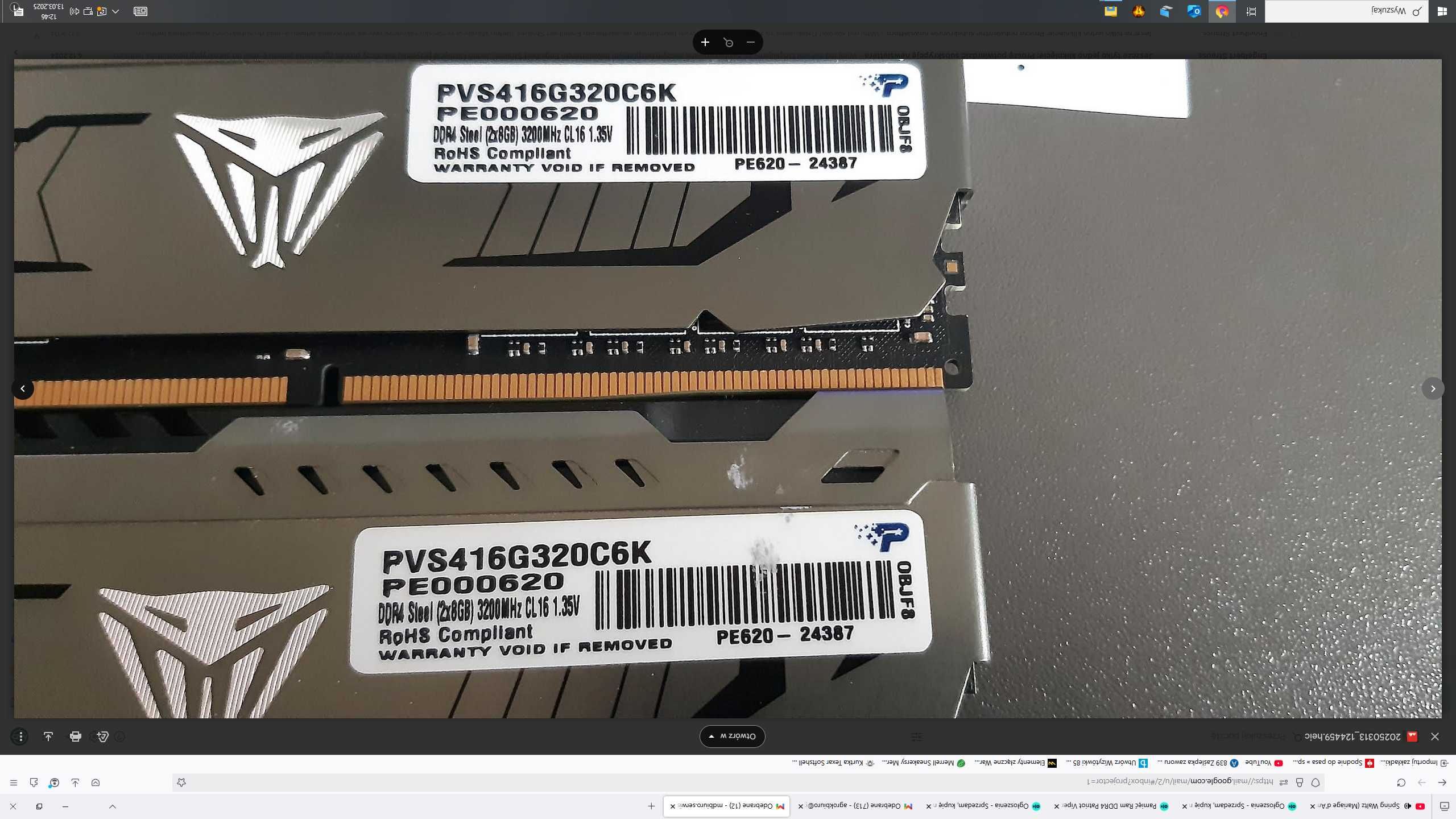 Pamięć Ram DDR4 Patriot Viper 2x8 16GB 3200 PVS416G320C6K Gwarancja