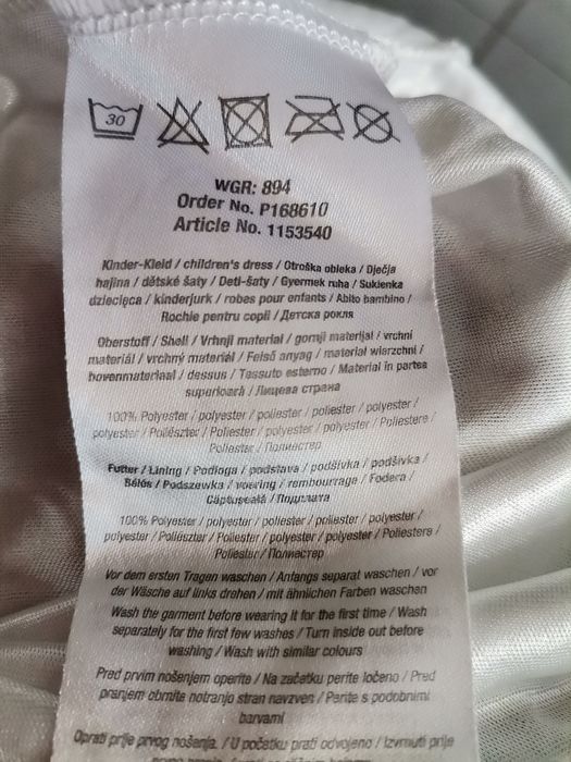 Kolorowa sukienka dxiewczęca