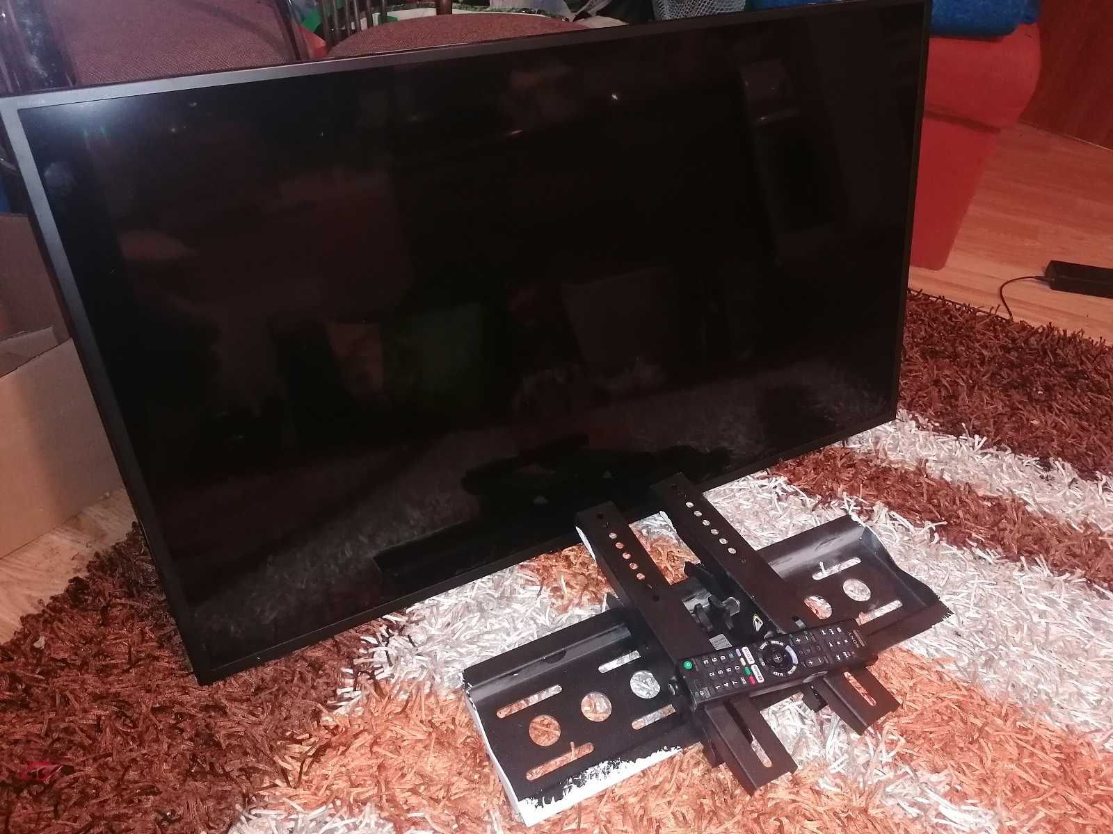 telewizor 43 cale sony LED, FULL HD pilot wieszak na ścianę