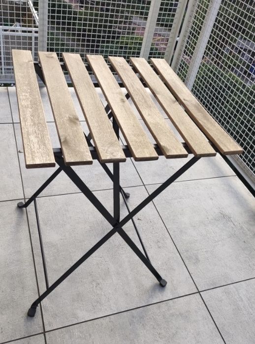 Stolik na balkon, taras, IKEA Tarno, składany