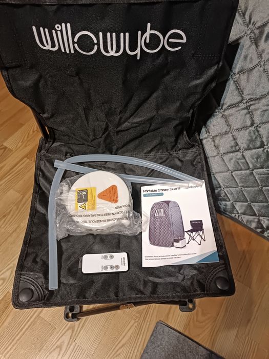 Przenośna sauna parowa Willowybe AP-01 osobiste domowe spa z Bluetooth