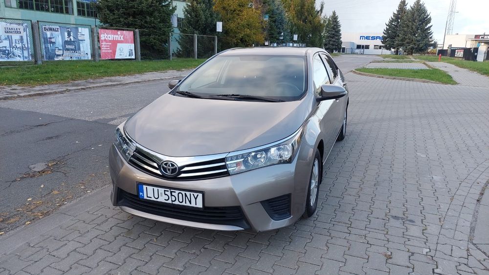 Corolla 2015/16 Polski salon bezkolizyjna