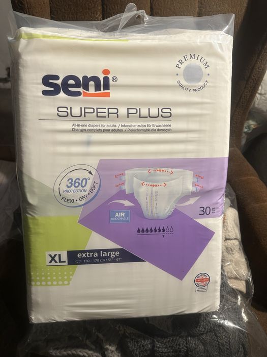 Piekuchy pampersy dla seniora XL 30 szt nowe