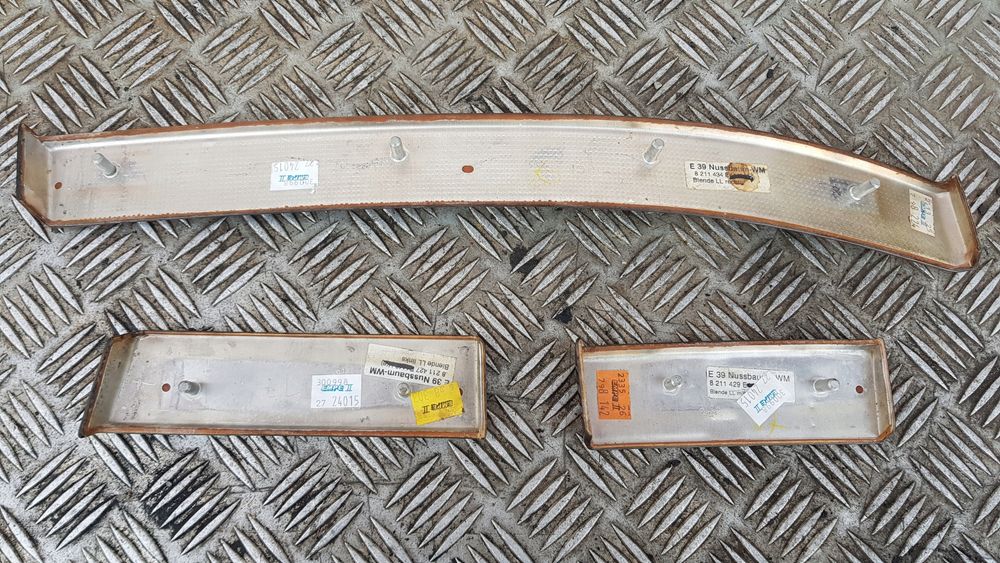 BMW 5 E39 Dekory Listwy Ozdobne Deski Kokpitu Drewno Nussbaum