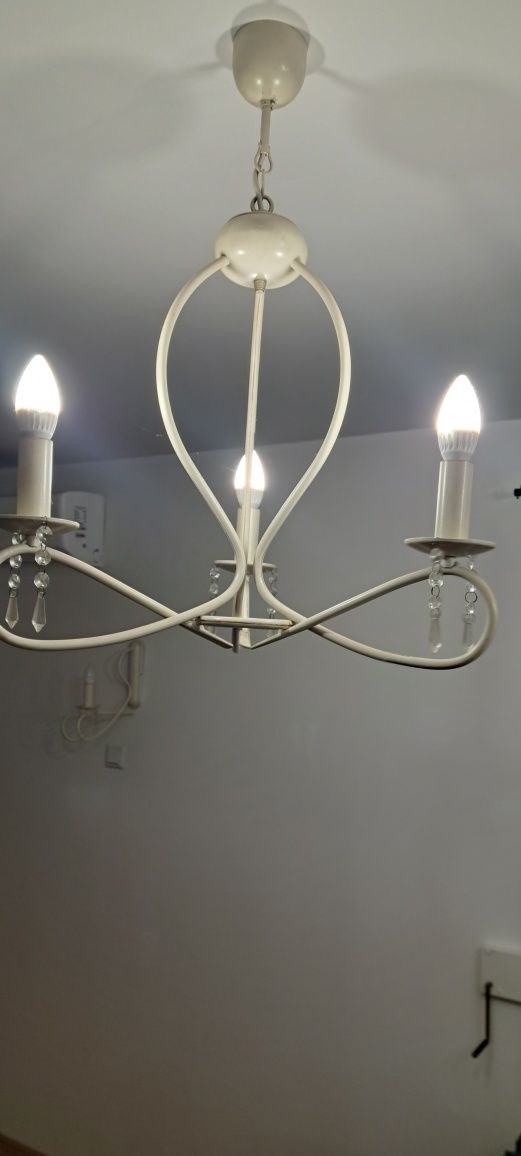 Lampa, komplet 3 sztuk, żyrandol, wisząca
