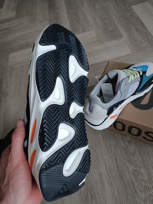 Buty Adidas yeezy wave runner solid grey 44 2/3(Off-white, Balenciaga,