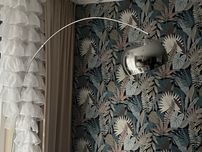 Lampa łukowa chrom 187cm