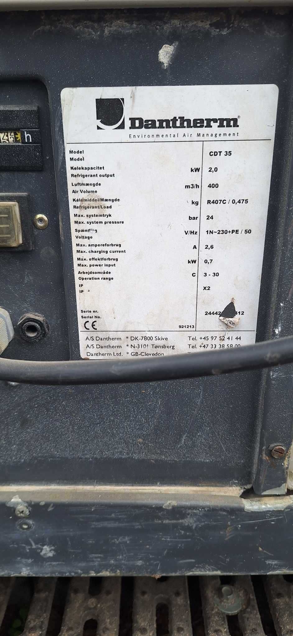 Budowlany Pochłaniacz wilgoci osuszacz powietrza Dantherm CDT 35