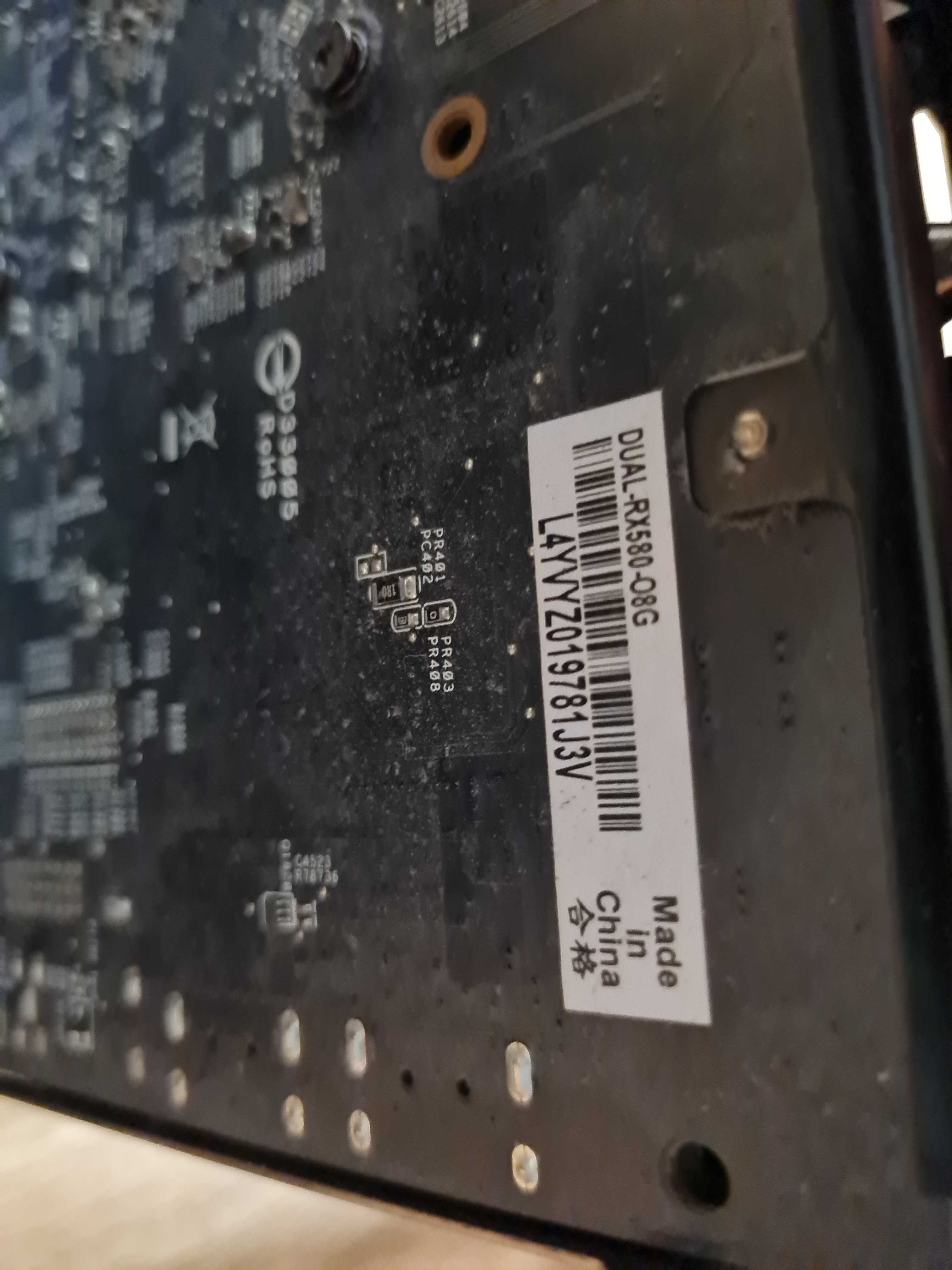 Zestaw Płyta+Procesor Ryzen 5+ karta graficzna RX580 8GB
