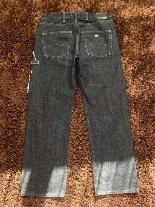 armani big logo jeans vintage армани джинс биг лого