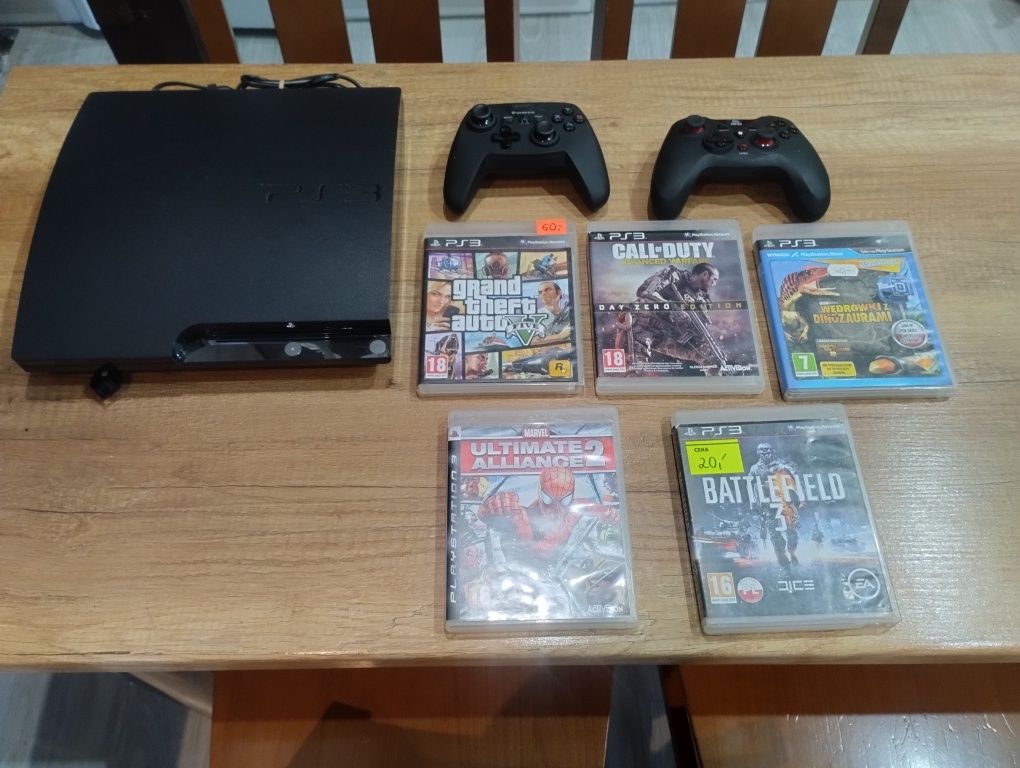 Ps3 z grami w bardzo dobrym stanie