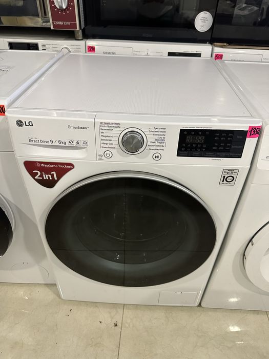 LG прально сушильна 9/6 кг пральна машина , машинка bt8873