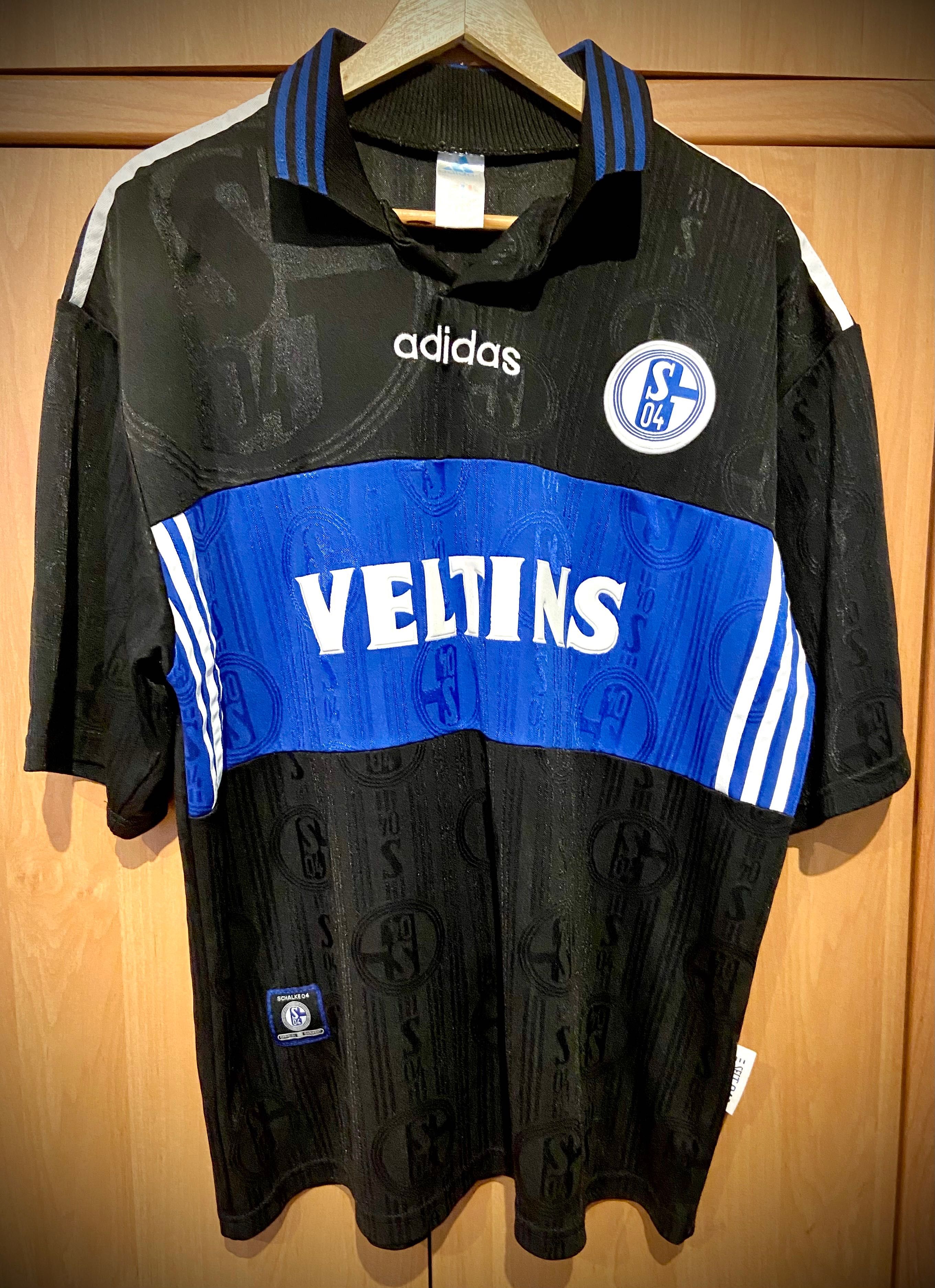 Adidas Koszulka piłkarska Schalke 04 z lat 90 XL