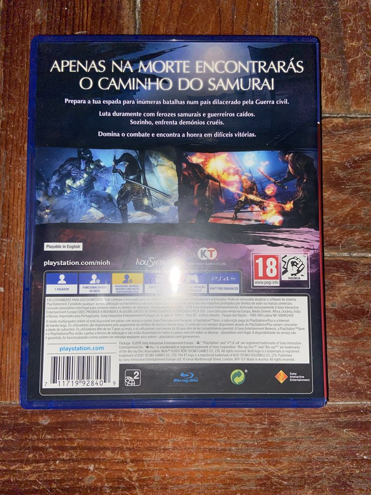 Jogo Playstation 4 Nioh