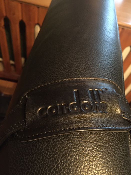 Фирменный кожаный портплед Condotti, кофр