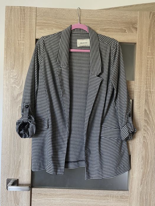 Marynarka w kratę Stradivarius