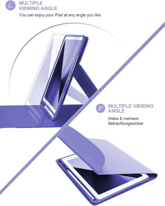 Etui i klawiatura na iPad 10,2" 9./8./7. generacji, podświetlana