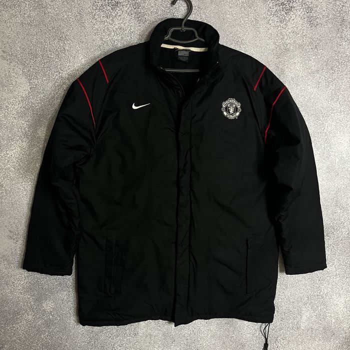 Зимовий пуховик Nike vintage Manchester United оригінальна куртка