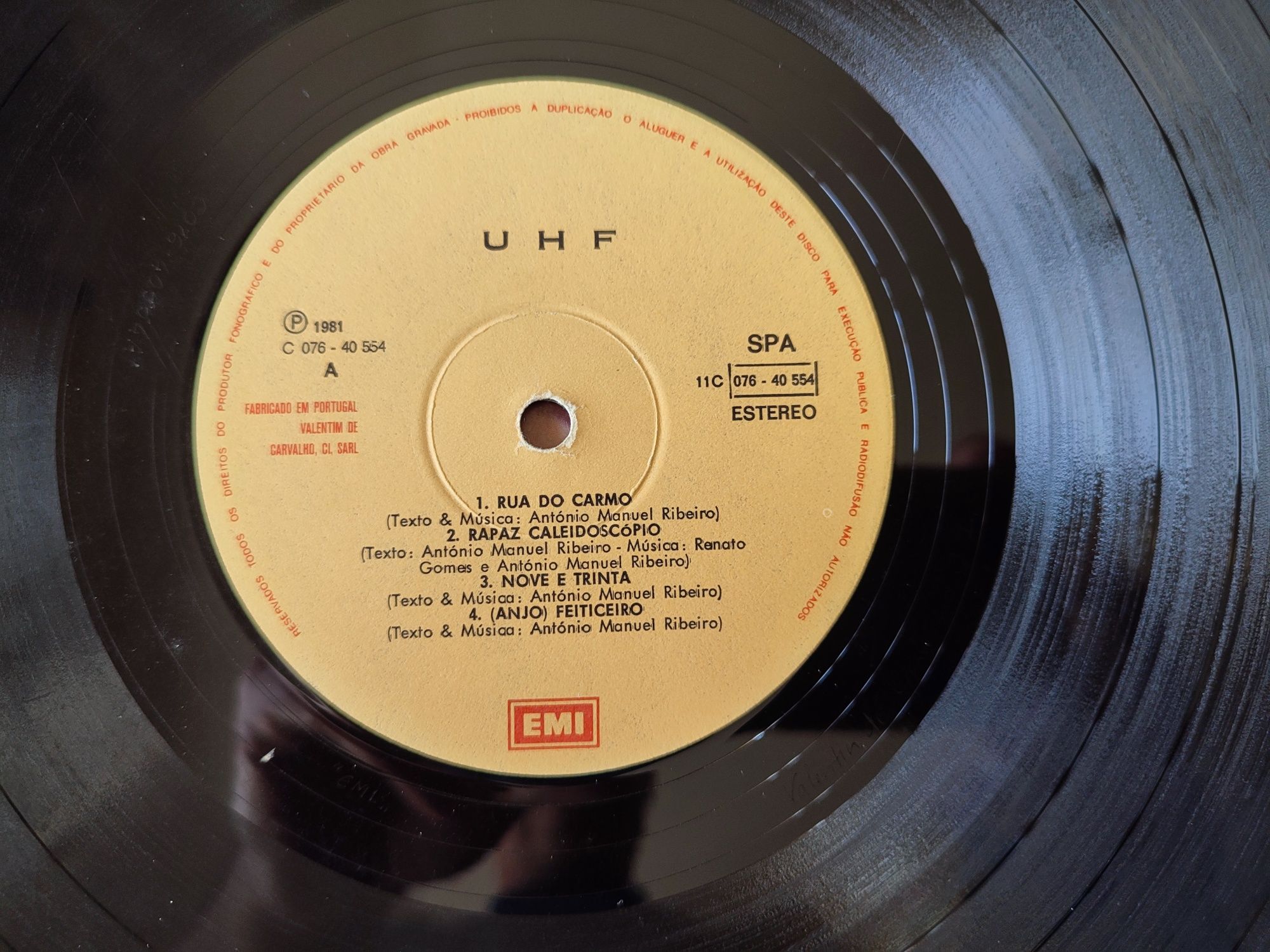 Álbum Vinil UHF À Flor da Pele Edição Original Anos 80