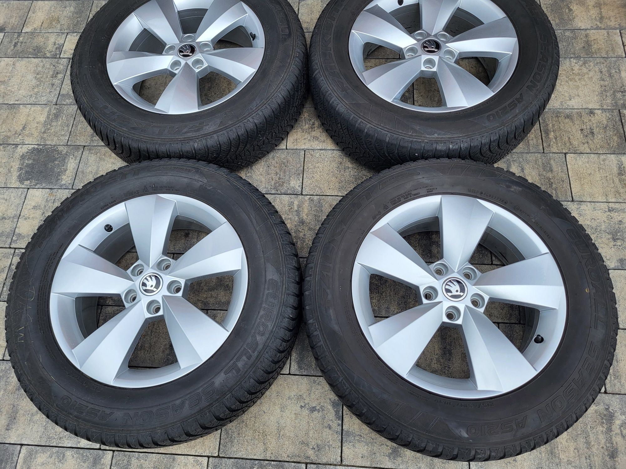 Koła całoroczne  17" 5x112 ET38 SKODA KODIAQ  VW Tiguan 215/65R17  !