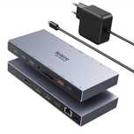 Stacja dokująca USB C 15 w 1 z zasilaczem 65W Samsung DEX