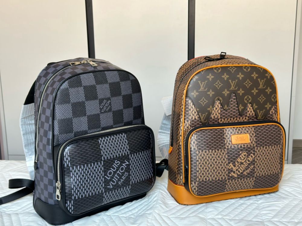 Міський унісекс рюкзак Louis Vuitton Campus Damier Ebene Giant