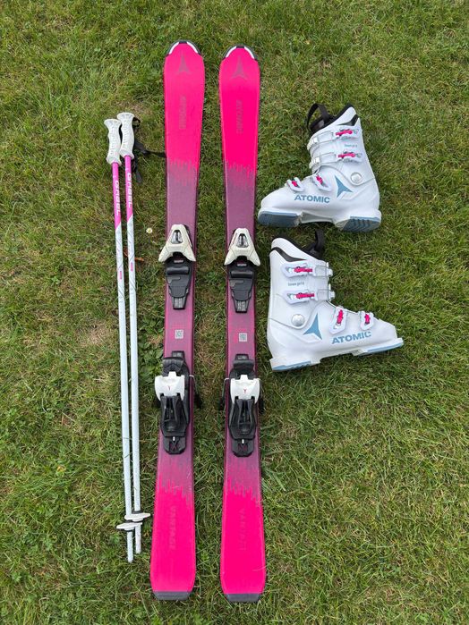 Narty Atomic Vantage + Kije + Buty + Kask + Gogle - SUPER