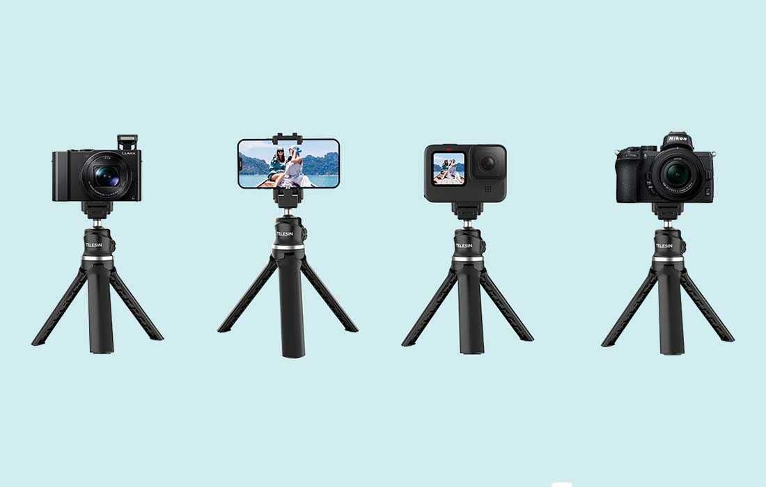 Tripé Extensível K1 - GoPro - Smartphone - Novo