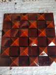 Azulejos relevo chocolate anos 60
