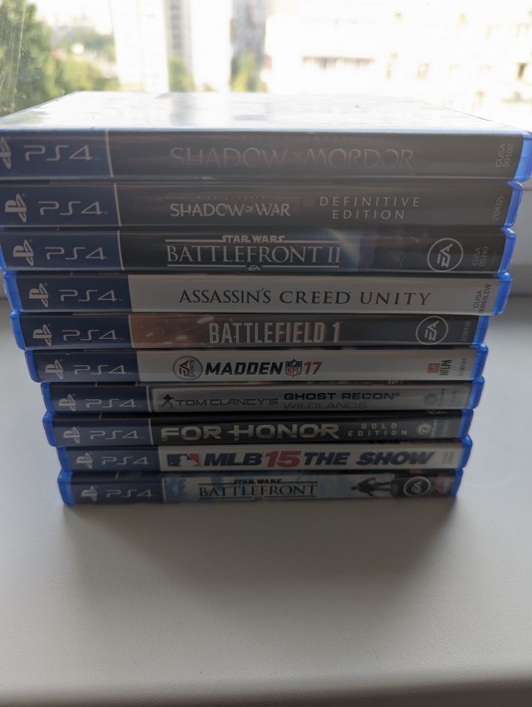 10 ігор PS4 PS5 Battlefield 1 Star Wars For Honor Ghost Recon