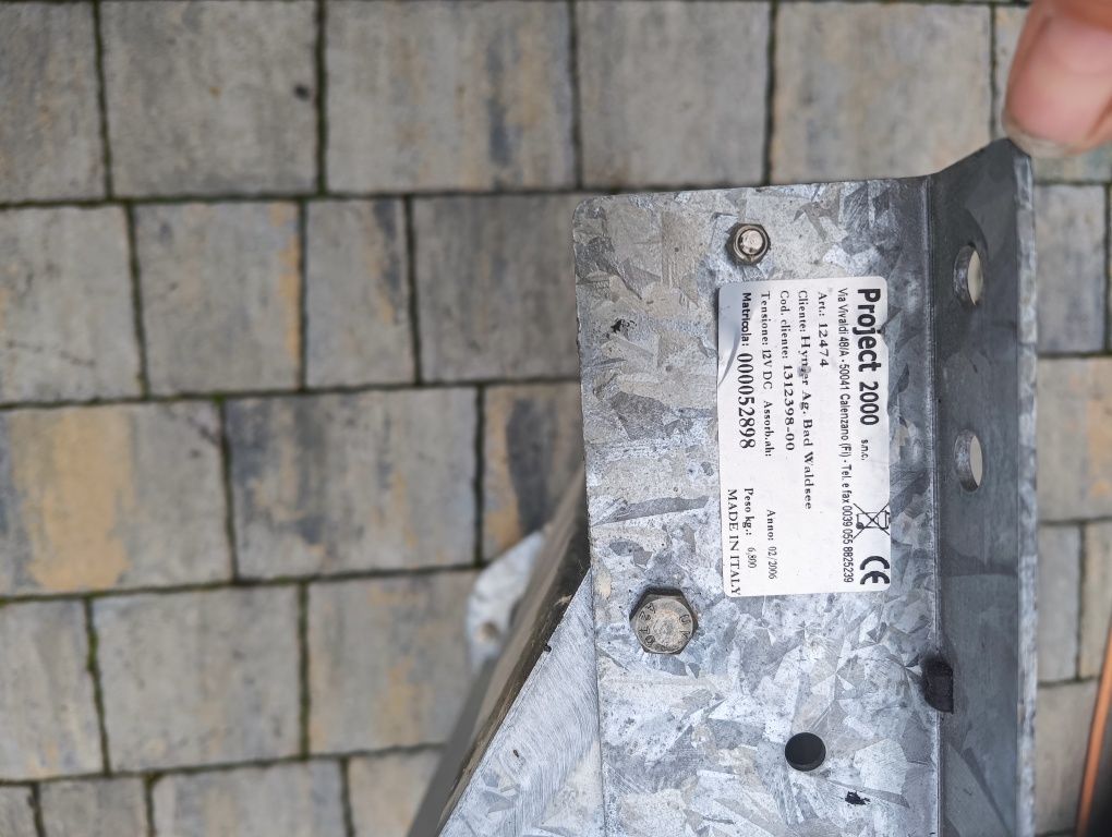 Stopień manual schodek do kamper, przyczepa kempingowa hymer 50cm