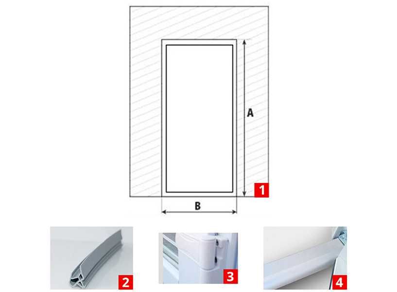 Drzwi Zewnętrzne PCV 180x210 Dwuskrzydłowe Antracyt Wejściowe Sklepowe