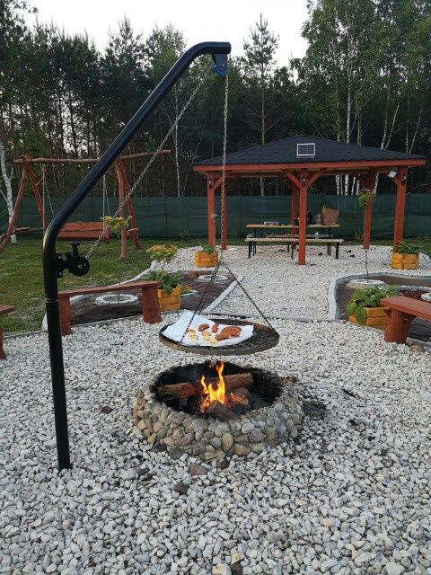 Grill żuraw palenisko ruszt