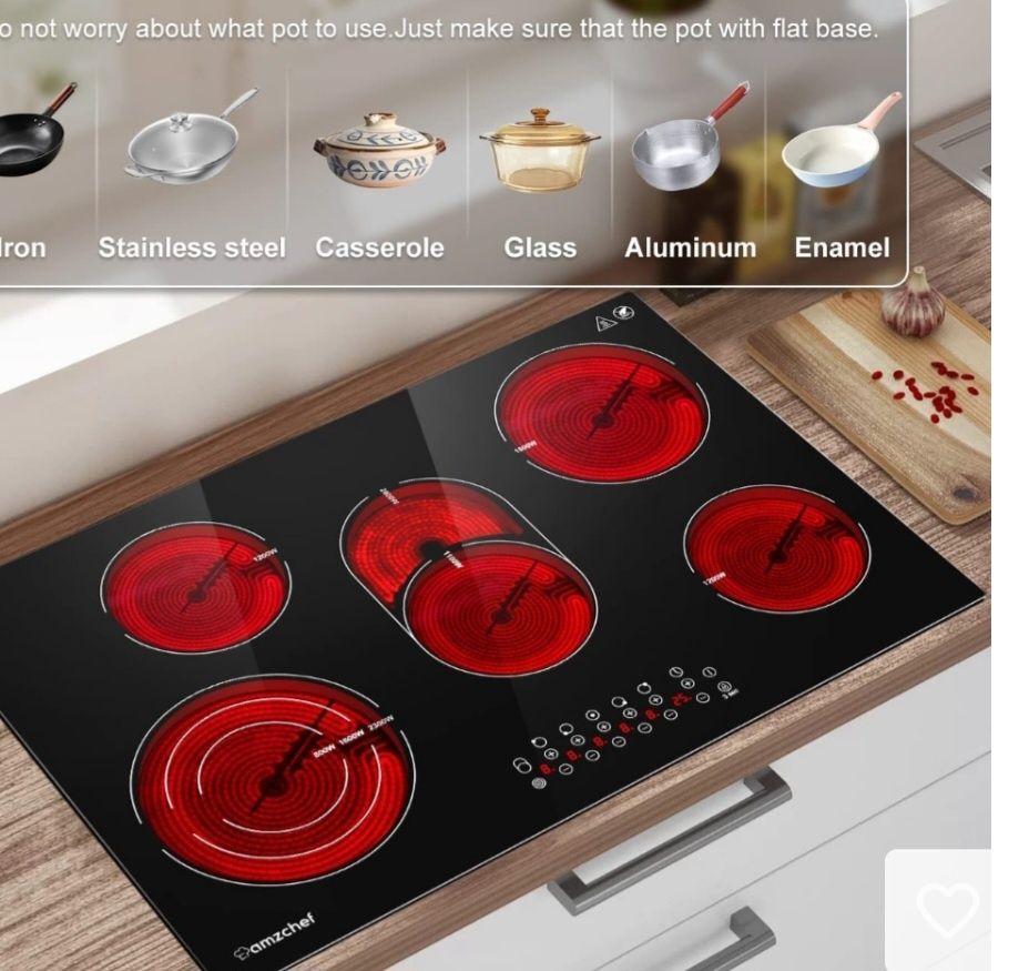 Płyta ceramiczna do zabudowy Amzchef Model YL-CF6705