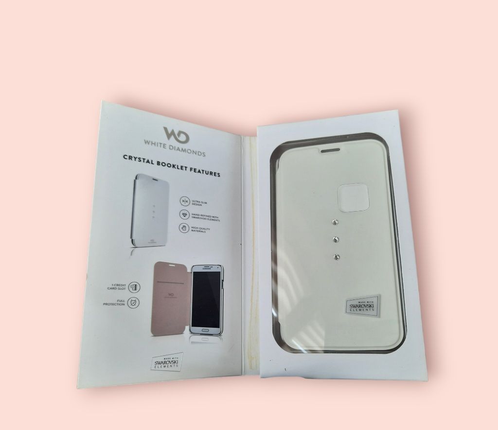 Etui Crystal Book do telefonu Samsung Galaxy S5 White