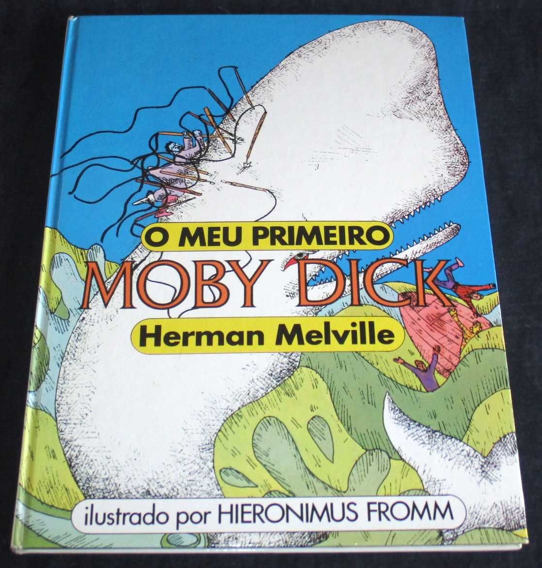 Livro O Meu Primeiro Moby Dick Herman Melville ilustrado