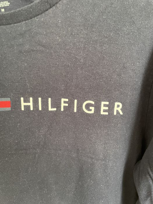 Tommy hilfiger bluzka na długi rękaw long sleeve 100% bawełna M