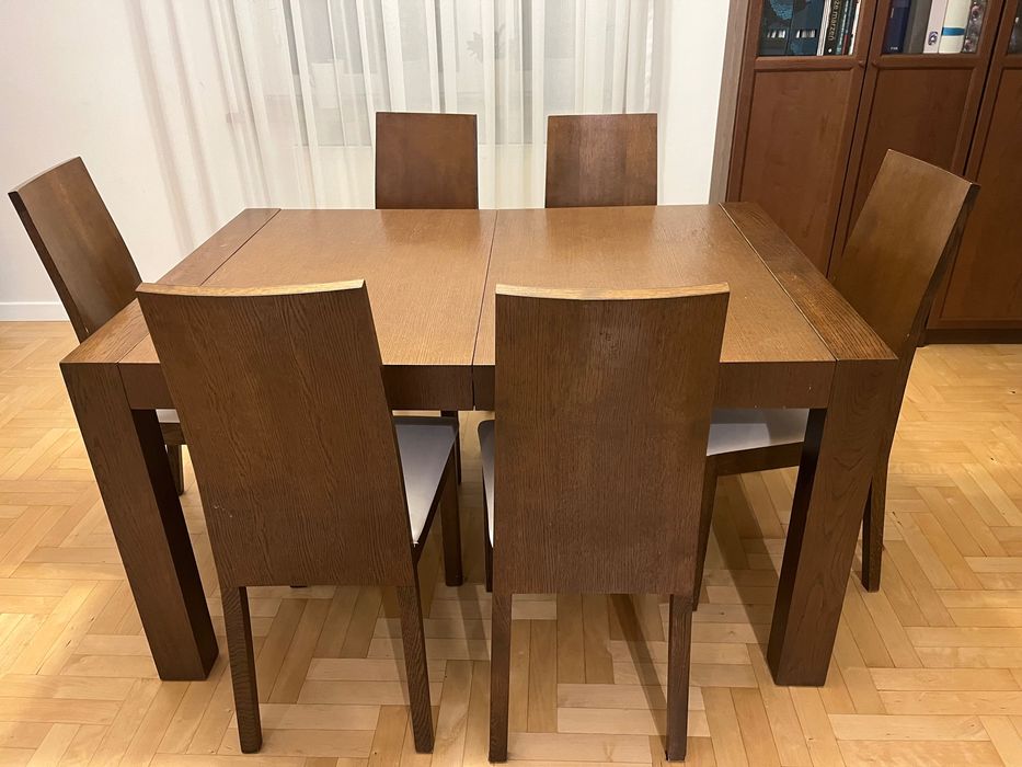 Stół rozkładany Paged CUBA + krzesła