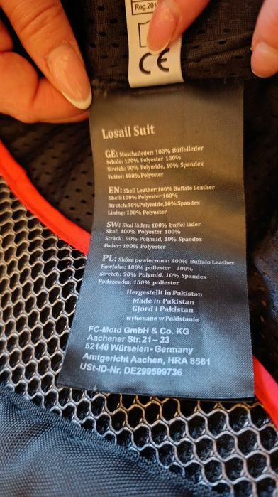 JAK NOWE! Bogotto Losail damski skórzany kombinezon motocyklowy