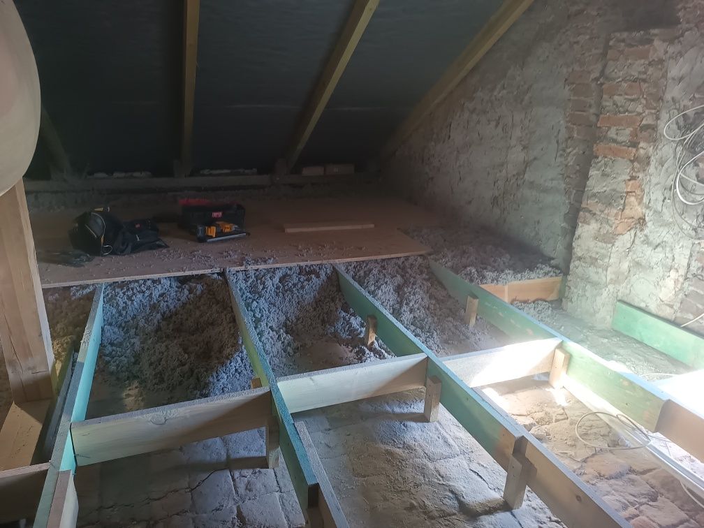Docieplenia Poddaszy Metodą Wdmuchiwania Celuloza Wełna Piana Pur