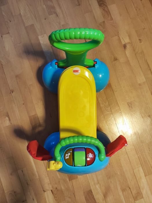 Słonik Fischer Price - chodzik, jeździk, skoczek