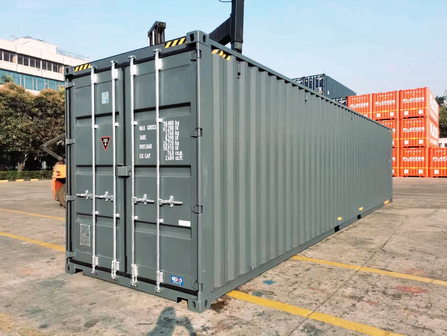 Kontener morski  40HC double door podwójne drzwi, 12 metrowy, nowy!